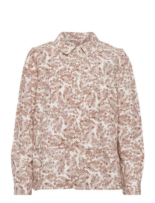 Cream Crmalinka Printed Shirt Cream Patterned