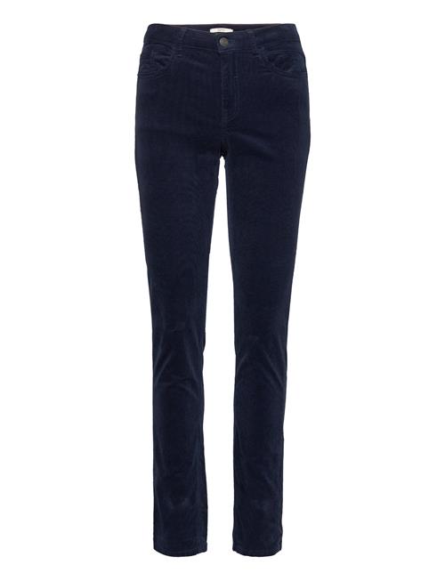 Esprit Casual Mid-Rise Corduroy Trousers Esprit Casual Navy