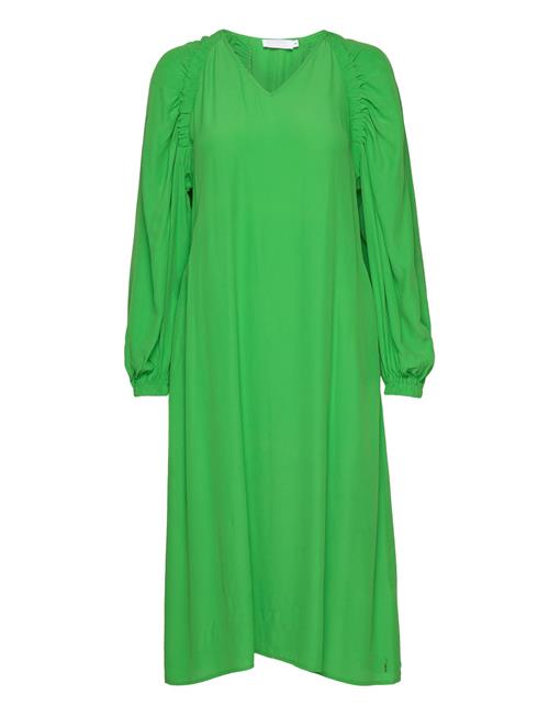 Coster Copenhagen Long Dress In Acetate Coster Copenhagen Green