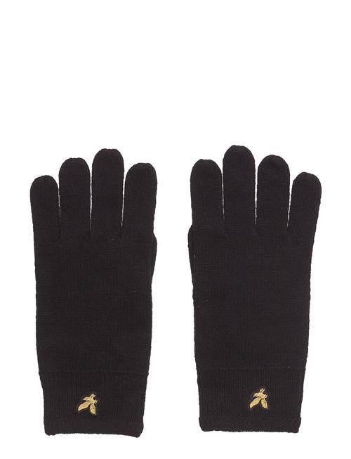 Lyle & Scott Racked Rib Gloves Lyle & Scott Black