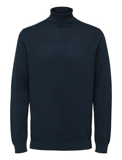 Slhberg Roll Neck Noos Selected Navy