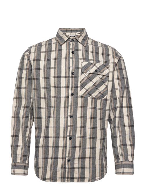 Jack & Jones Jcodesert Herringb Check Shirt Ls Ln Jack & J S Grey