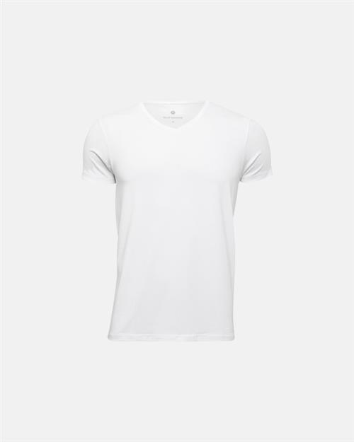 T-shirt v-neck | Bambusviskose | Hvid