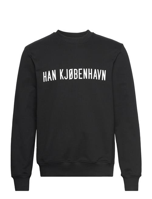 HAN Kjøbenhavn Hk Logo Regular Crewneck HAN Kjøbenhavn Black