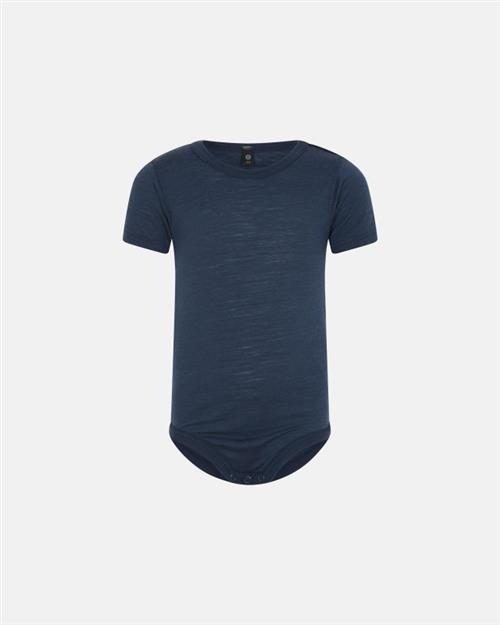 Kortærmet body | 100 uld | Navy