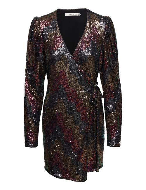 Ablinagz Wrap Dress Gestuz Patterned