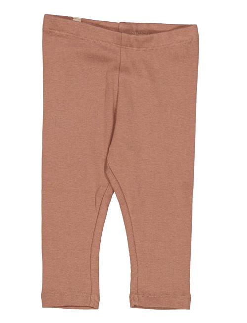 Rib Leggings Wheat Pink