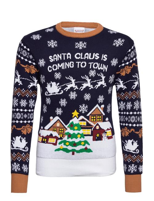 Se Santa Claus Is Coming To Town Christmas Sweats Patterned ved Booztlet