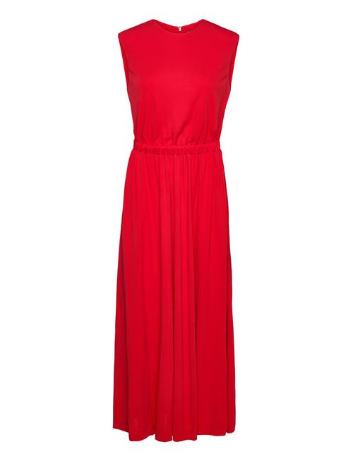 Se IVY OAK Long Midi Length Dress IVY OAK Red ved Booztlet