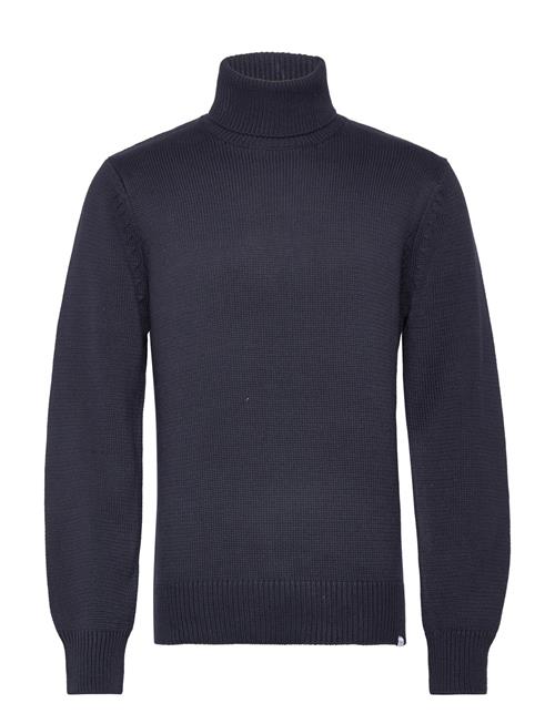 Les Deux Grant Turtleneck Cotton Knit Les Deux Navy