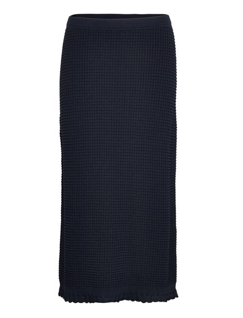 Lace Trim Skirt.bris Theory Navy