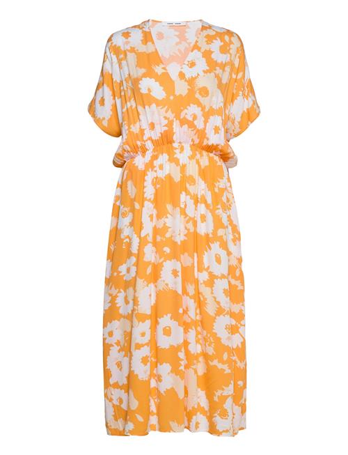 Samsøe Samsøe Andina Long Dress Aop 8083 Samsøe Samsøe Orange