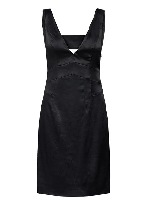 IVY OAK Long Mini Length Strap Dress IVY OAK Black