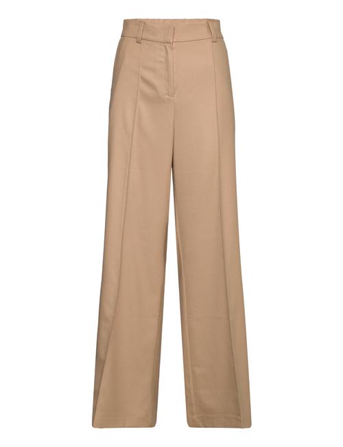 Se A Part Of The Art Countour Elastic Waist Pants A Part Of The Art Beige ved Booztlet