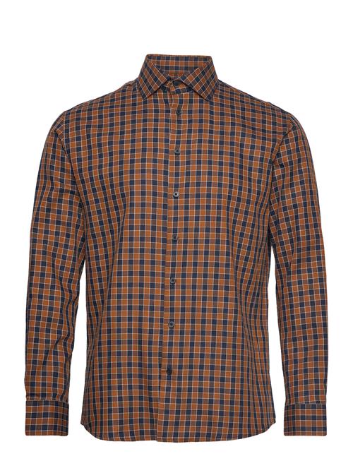 Selected Homme Slhregtimor Shirt Ls Cut Away Check Ex Selected Homme Brown