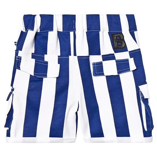 Se The BRAND Army Shorts Blue Stripe | Blå | 80/86 cm ved Babyshop