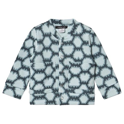 Little LuWi Blue Snake Bomber Jacket | Blå | 86/92 cm