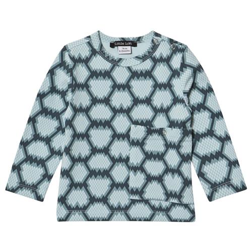 Little LuWi Blue Snake Long Sleeved T-Shirt | Blå | 74 cm