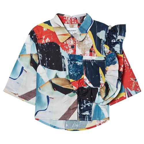 Se Wolf & Rita Carolina Blouse Shimmering Blues | Blå | 2 years ved Babyshop