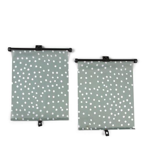 Se Buddy & Hope Prikket [Sun_curtain_106017] Grøn | Grønn | 0-3 ved Babyshop