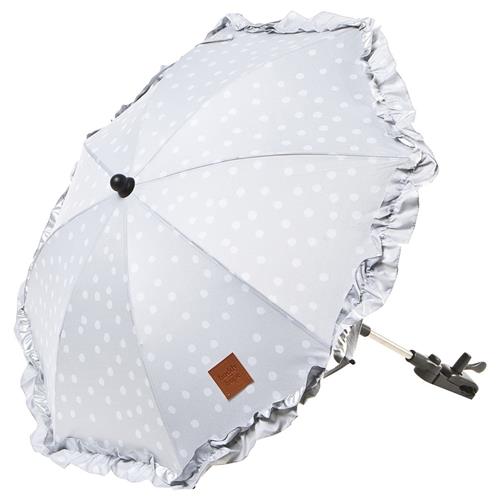 Se Buddy & Hope Flounce Prikket Parasol Grå | Grå | 0-3 ved Babyshop