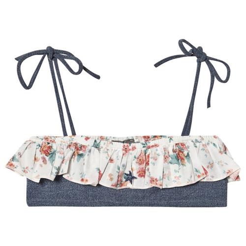 Tocoto Vintage Flower Print Flounce Bikinioverdel Blå | Blå | 6 years