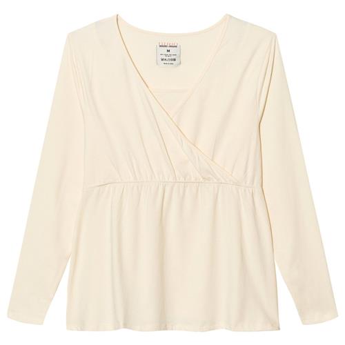 Se Mom2moM Glow LS Top Råhvid |  | S ved Babyshop