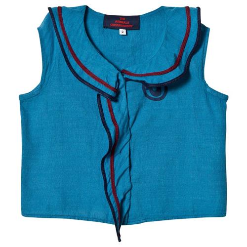 Se The Animals Observatory Kangaroo Top Blue Bird | Blå | 4 years ved Babyshop