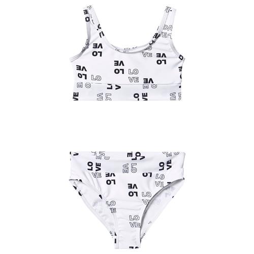 Se The BRAND Love Bikini Hvid | Hvid | 104/110 cm ved Babyshop