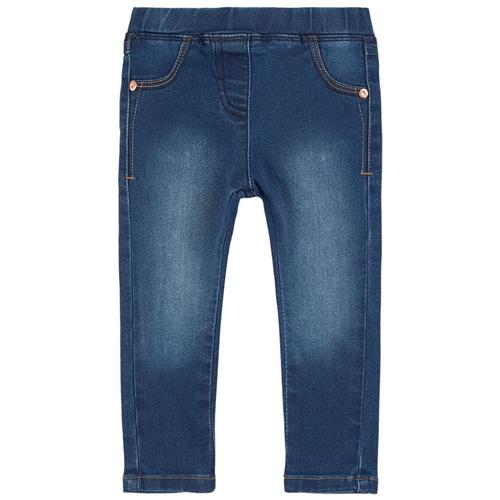 Se Minymo Power Stretch Jegging Denim blå | Marine blå | 116 cm ved Babyshop