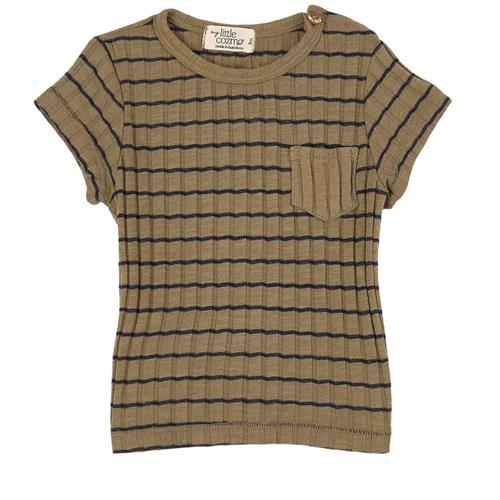 Cozmo Rib Stripe T-shirt Grøn | Grønn | 9 months