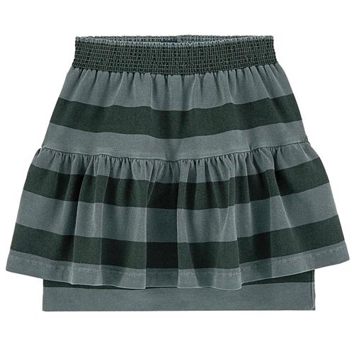 Se The Animals Observatory Slug Skirt Grey Green Stripes | Grå | 4 years ved Babyshop