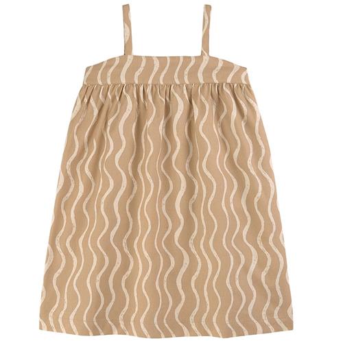 Beau Loves Stella Wiggle Print Kjole Caramel | Beige | 2-3 years