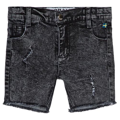 The BRAND Stone Wash Denim Short Gråt | Grå | 80/86 cm