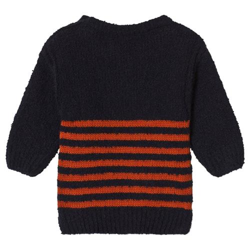 Se Bobo Choses Striped Sweater Medieval Blue | Marine blå | 24-36 months ved Babyshop