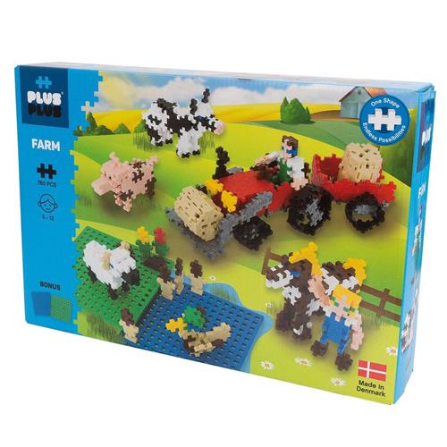 Se Plus-Plus 760-Piece Plus-Plus® Basic Farm | Blå | 6-10 ved Babyshop