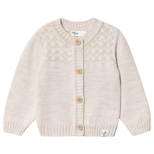 Little Jalo Strikket Cardigan Cremefarvet |  | 80 cm