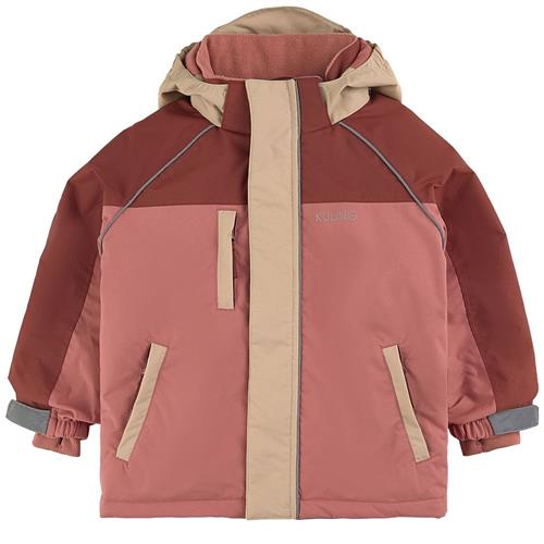 Kuling Valdez Jakke Burnt Pink/Burgundy/Sand | Lyserød | 92 cm