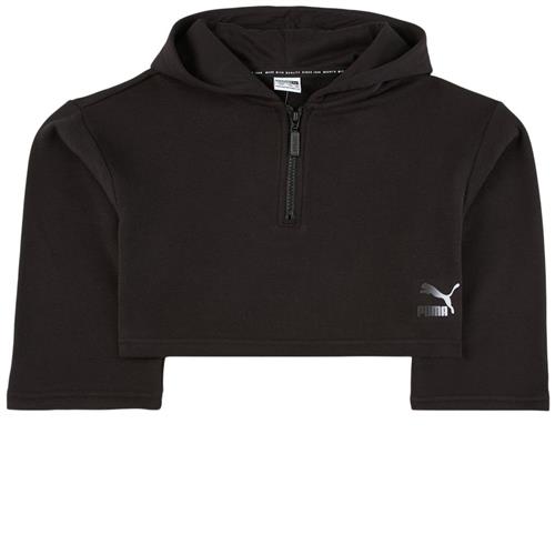 Puma Cropped Hættetrøje Sort | Sort | 7-8 years