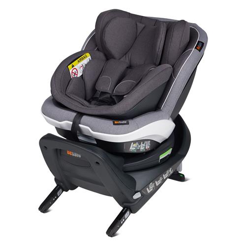 Se BeSafe iZi Twist B i-Size Car Seat Metallic Melange | Grå | 7-5 ved Babyshop