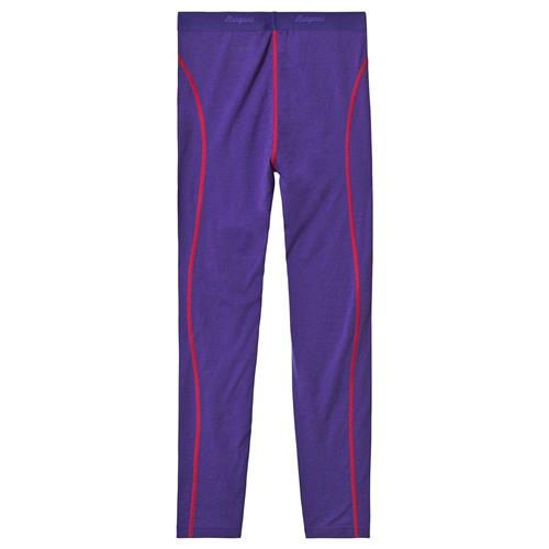 Se Bergans Lange underbukser, Fjellrapp, Primula Purple | Lilla | 152 cm ved Babyshop