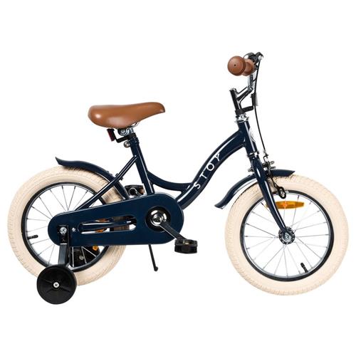 Stoy 14" Vintage Cykel Navyblå | Marine blå | 4-5 years