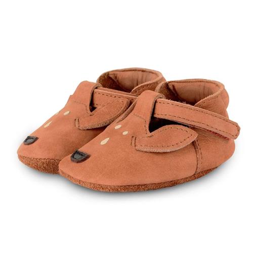 Donsje Amsterdam Spark Baby Shoes Deer | Brun | 0-6 months