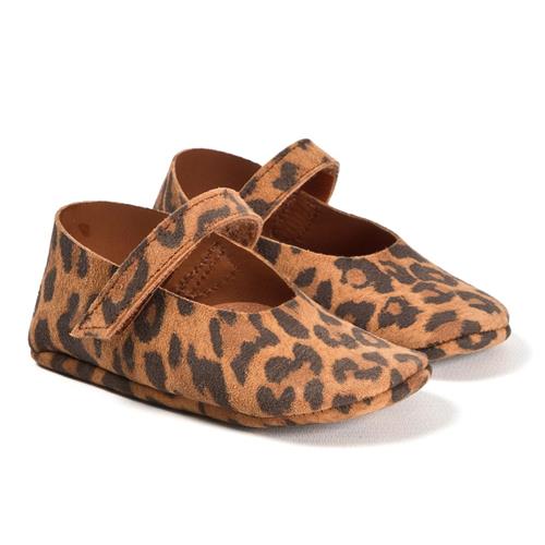 Tocoto Vintage Suede Leopard Før-sko Skoer Brune | Brun | 18 EU