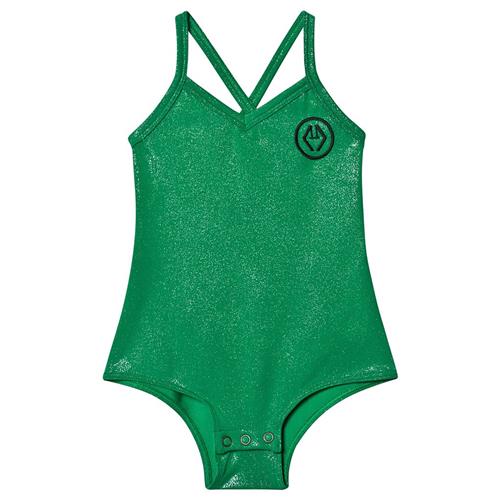 Se The Animals Observatory Trout Bodysuit Green Logo | Grønn | 3 years ved Babyshop