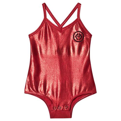 The Animals Observatory Trout Bodysuit Red Logo | Rød | 3 years