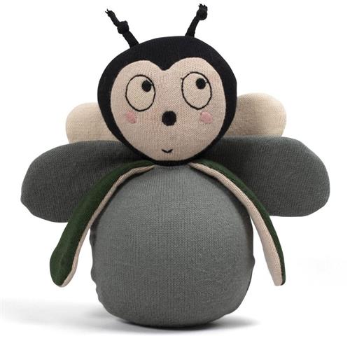 Se Filibabba Balder The Bug Blødt Legetøj Pine Green | Grønn | 0-3 ved Babyshop