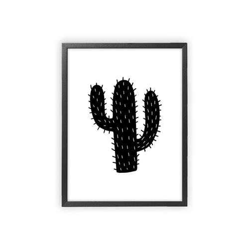 XO Posters Poster Cactus Black | Sort | 0