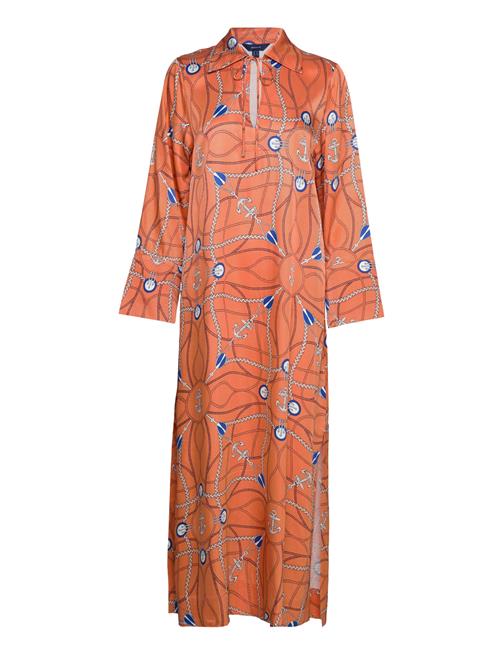 D2. Sailing Print Dress GANT Orange