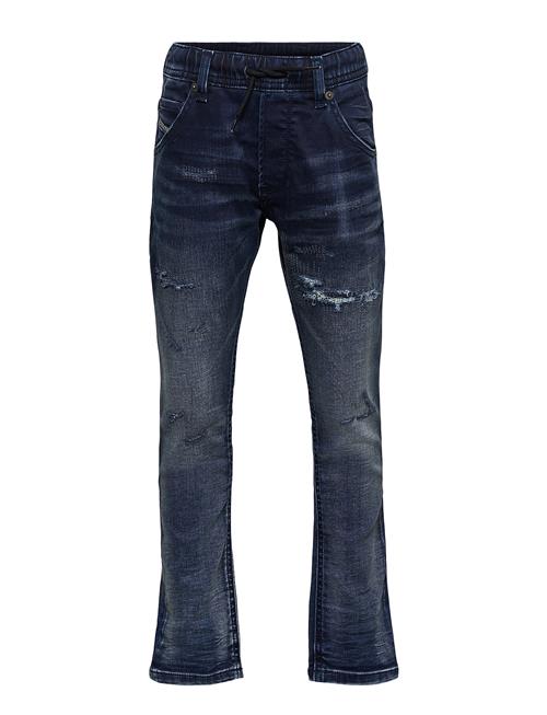 Se Diesel Krooley-Ne-J Jjj Trousers Diesel Blue ved Booztlet